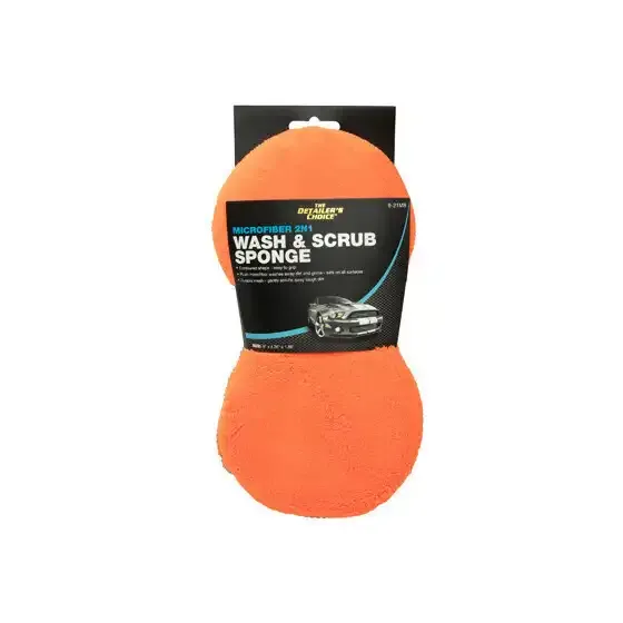  Detailer's Choice  Microfibre Bone Sponge  Orange  1 Each 9-21M8