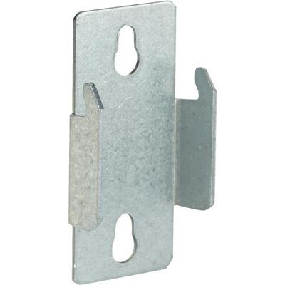  Kenney Double Curtain Rod Bracket  Silver 2 Pack  KN852