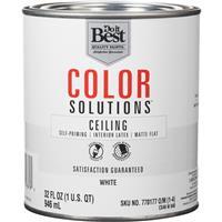 DIB Latex Self Priming Flat Ceiling Paint White 1 Qt CS46W0840-44