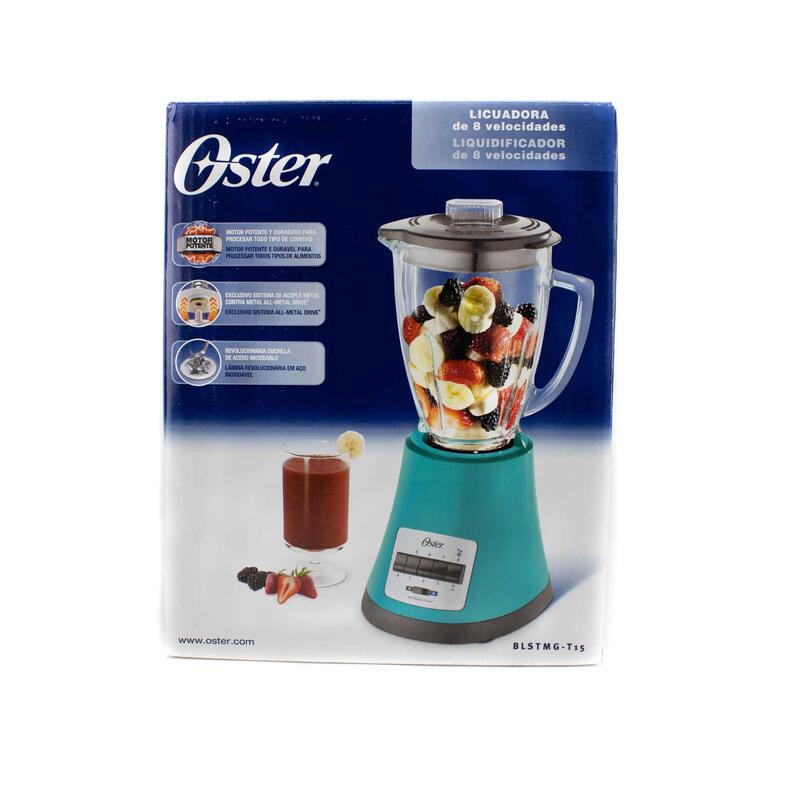 Oster Blender Glass Jar 8sp Teal 1 Each BLSTMG-T15-051