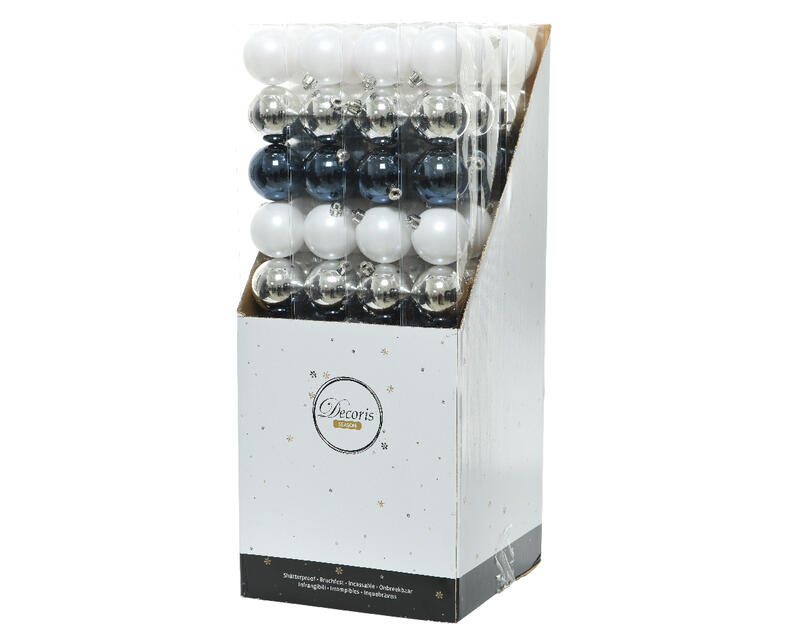 Xmas Bauble 6cm 1 Set 020402