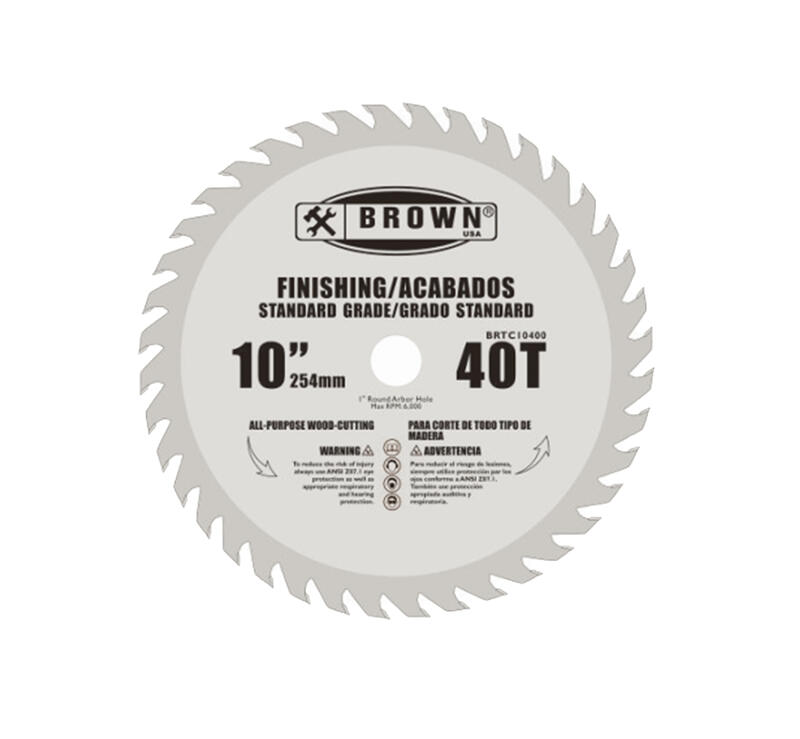  Brown USA Carbide Tip 40 Teeth 10 Inch  1 Each BRTC10400