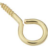  National  Screw Eye  1-3/16 Inch  Solid Brass 5 Pack N119-305