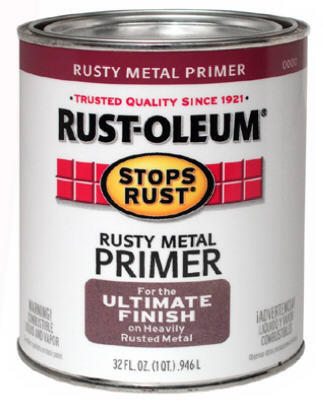 Rust-Oleum Stops Rust Rusty Metal Primer Red Brown 1 Quart 7769-502