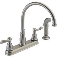 Delta Kitchen Faucet 2H Stainless Steel 1 Each 21996LF-SS