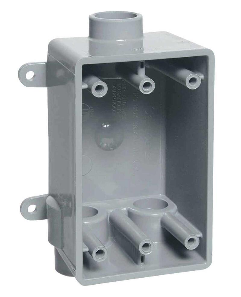 Carlon Molded Box Pvc 1G 3/4 Inch Outlet 1 Each E979EFNCTN