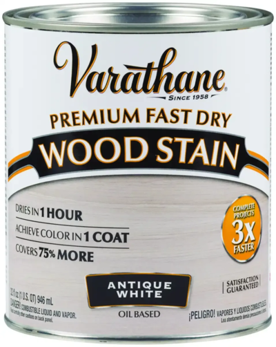 Varathane Premium Fast Dry Interior Oil Wood Stain Antique White 1 Each 297424
