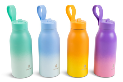 WATER BOTTLE FLIP TOP 13OZ