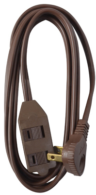 EXT CORD ME7' 16/2 BRN