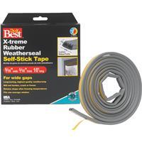  Do It Best  Wide Weatherseal Tape 9/16 Inchx10 Foot  Grey 1 Each V27GADB