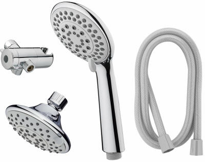  HomePointe Fixed Hand Held Shower Head 5 Spray  1 Each 228629