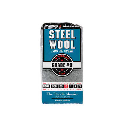 Homax Rhodes American Fine Steel Wool Pads #0  12 Pack 10121110