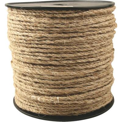  Do It Best  Sisal Fiber Rope 1/4 Inchx650 Foot Tan  1 Foot 748285