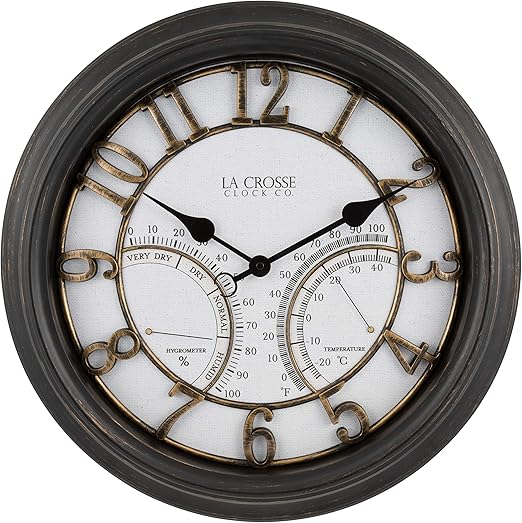 IN/OUTDOOR ANALOG CLOCK