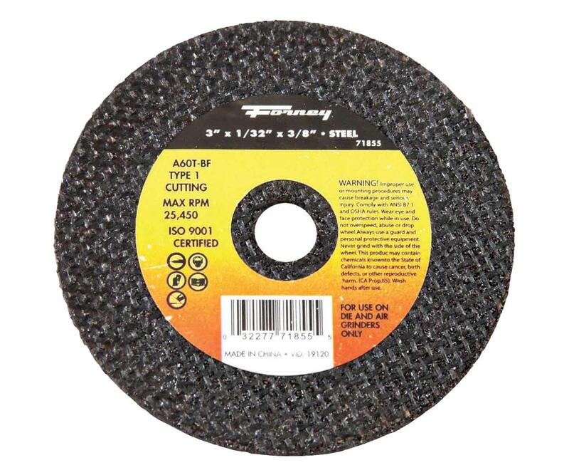  Forney Cut Off Wheel 3 Inch  1 Each 71855
