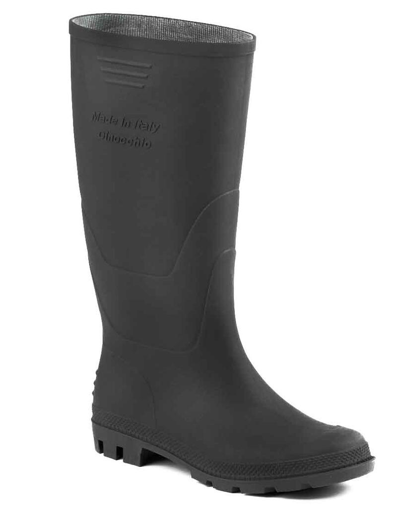 Ginoccio Rubber Boots 12 Inch Black 1 Pair HTAABO06310NE46