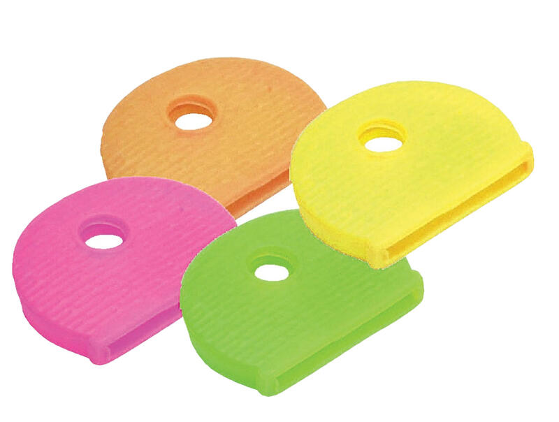  Lucky Line  Vinyl Key Identifier Cap Neon  200 Pack  16507