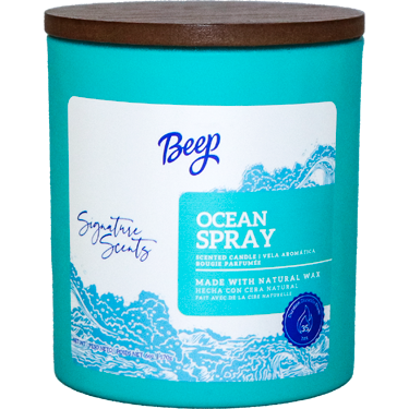 BEEP CANDLE OCEAN SPRAY 6OZ