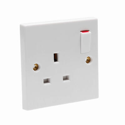  Crabtree Socket Outlet 1 Gang 15A 1 Each CEDSSK1/15A/USA