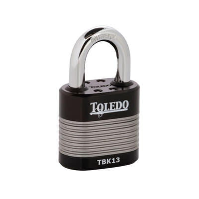 Toledo Armored Steel Laminated Padlock  1 Each T-TBK13