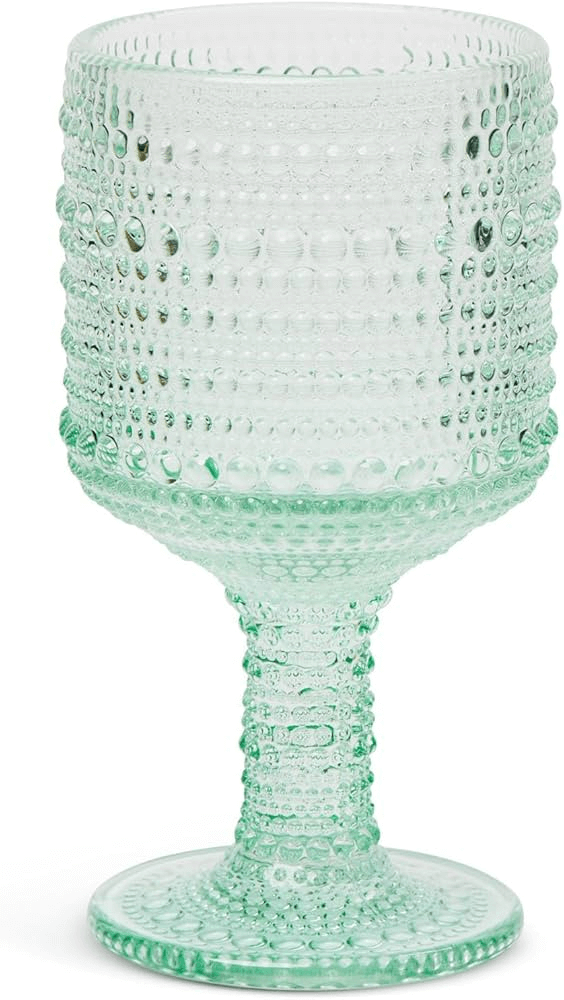 10oz DOTTED WINE GLASS GBZ DNR