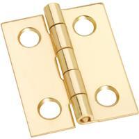  National  Decorative Hinge 1x13/16 Inch  Satin Brass 1 Each N211284
