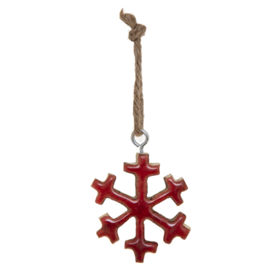 WOOD FLAKE INTO JAR 6CM RED