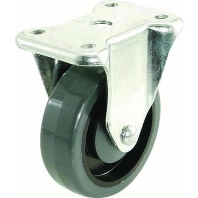  Shepherd Hardware Rigid Plate Caster  4 Inch 1 Each 9786 F25830