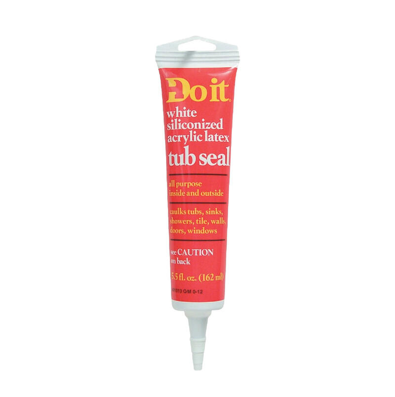  Do It Best White Silicone Acyrlic Latex 5.5 Ounce 1 Each 032116
