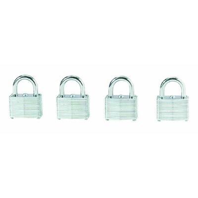  Do It Best  Warded Steel Padlock  4 Pack  8596QDIB 50729
