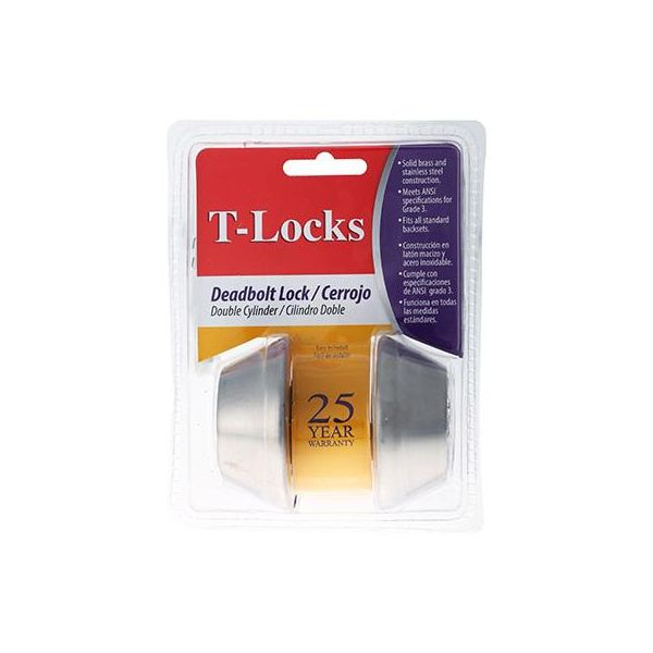  Toledo  Double Deadbolt T Lock  1 Each T-L312US32D
